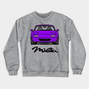 MX5 Miata NA Purple Crewneck Sweatshirt